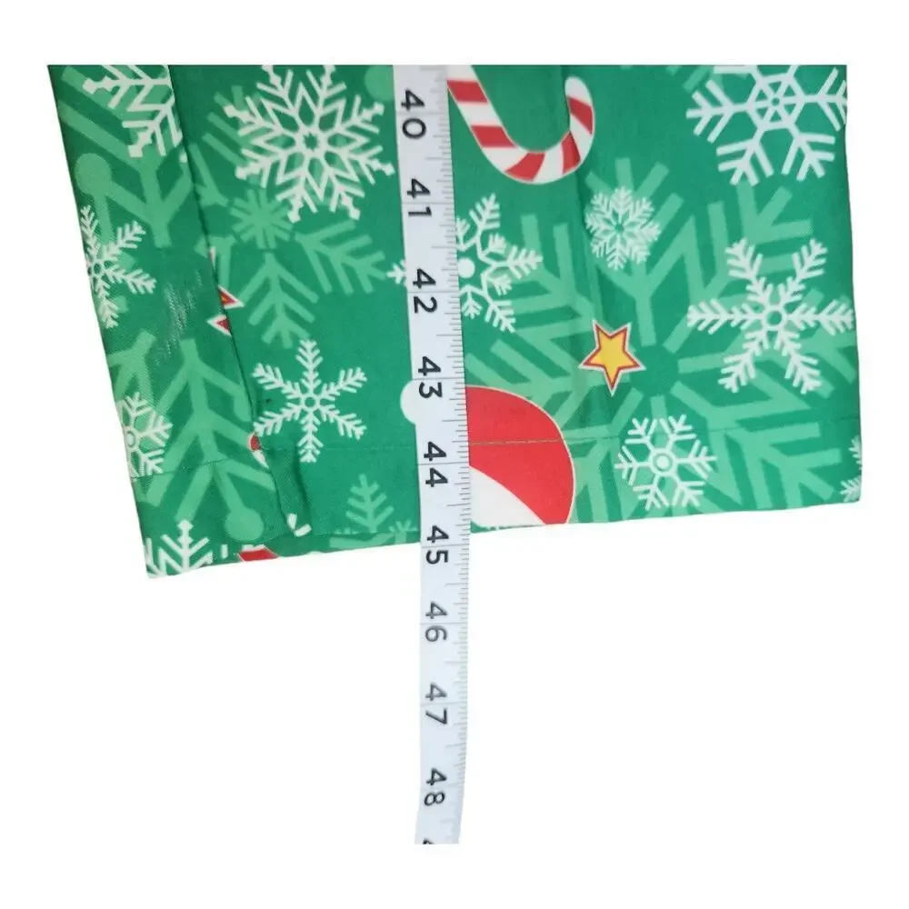 Offstream mens Christmas printed pants sz. 2XL 50-52 button and zip with elastic